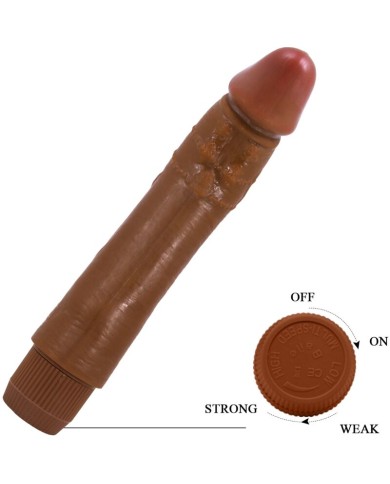 BAILE - VIBRATEUR RÉALISTE DYBBUK 24 CM MULÂTRE