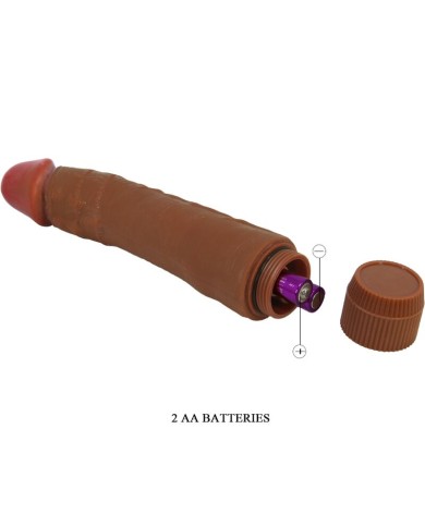 BAILE - VIBRATEUR RÉALISTE DYBBUK 24 CM MULÂTRE