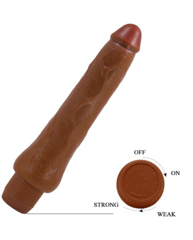 BAILE - VIBRATEUR RÉALISTE DRYADE 25 CM MULÂTRE