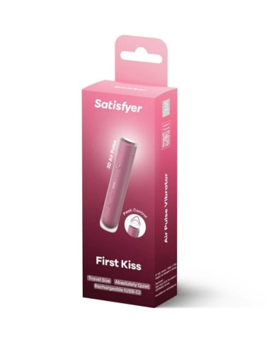 SATISFYER - STIMULATEUR DE CLITORIS FIRST KISS WAVE GARNET