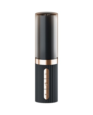 SATISFYER - STIMULATEUR DE CLITORIS DEEP KISS WAVE GRENAT / NOIR