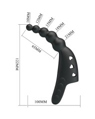 PRETTY LOVE - JORDIN FINGER VIBRATOR 10 VIBRATIONS NOIR