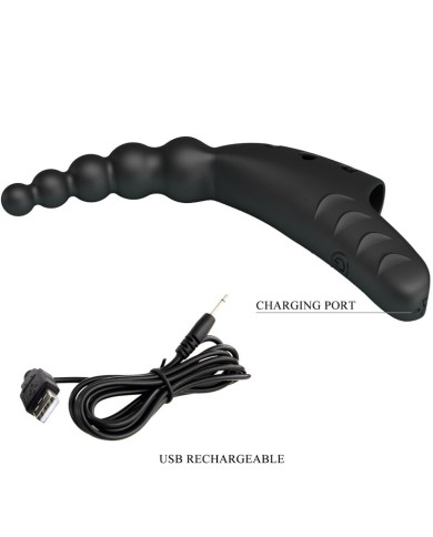 PRETTY LOVE - JORDIN FINGER VIBRATOR 10 VIBRATIONS NOIR