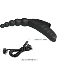 PRETTY LOVE - JORDIN FINGER VIBRATOR 10 VIBRATIONS NOIR