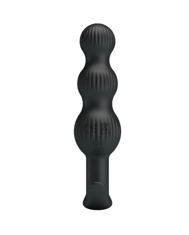 PRETTY LOVE - VIBRATEUR ANAL SIDNEY 10 VIBRATIONS NOIR