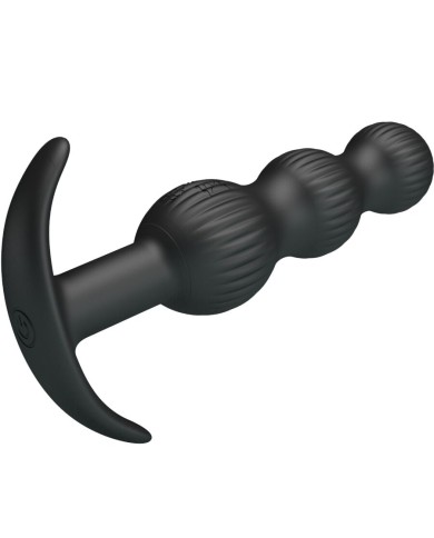PRETTY LOVE - VIBRATEUR ANAL SIDNEY 10 VIBRATIONS NOIR