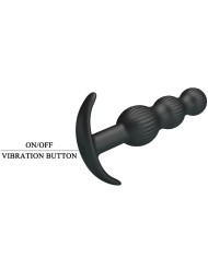PRETTY LOVE - VIBRATEUR ANAL SIDNEY 10 VIBRATIONS NOIR
