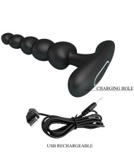 PRETTY LOVE - VIBRATEUR ANAL CORBAN 10 VIBRATIONS NOIR