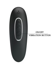 PRETTY LOVE - VIBRATEUR ANAL CORBAN 10 VIBRATIONS NOIR