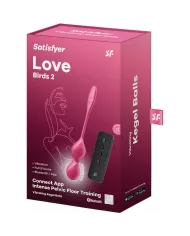 SATISFYER - LOVE BIRDS 2 BALLES VIBRANTES DE KEGEL + APPLICATION GRATUITE SATISFYER - LOVE BIRDS 2 BALLES VIBRANTES DE KEGEL + APPLICATION GRATUITE