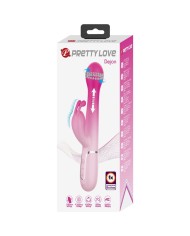 PRETTY LOVE - VIBRATEUR LAPIN MULTIFONCTION 3 EN 1 DEJON ROSE