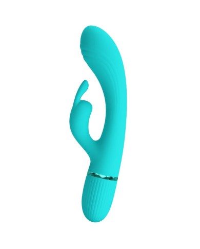 PRETTY LOVE - VIBRATEUR SCOCCO LAPIN TURQUOISE