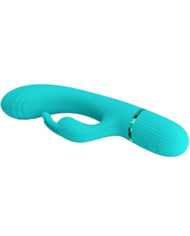 PRETTY LOVE - VIBRATEUR SCOCCO LAPIN TURQUOISE