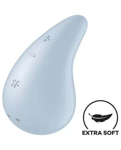 SATISFYER - VIBRATEUR DEW DROP LAY-ON BLEU SATISFYER - VIBRATEUR DEW DROP LAY-ON BLEU