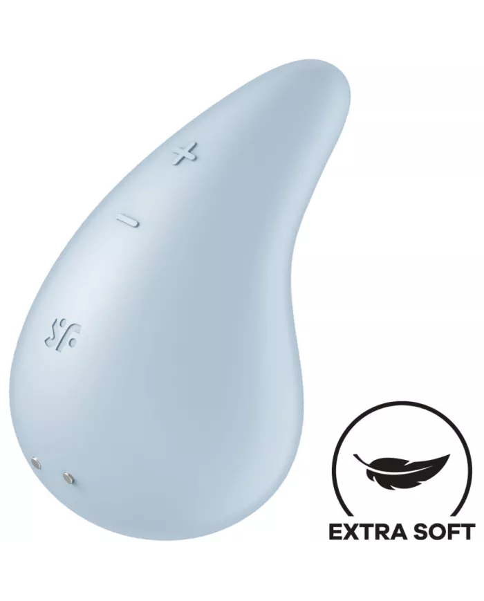 SATISFYER - VIBRATEUR DEW DROP LAY-ON BLEU SATISFYER - VIBRATEUR DEW DROP LAY-ON BLEU