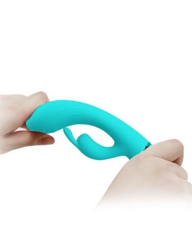 PRETTY LOVE - VIBRATEUR SCOCCO LAPIN TURQUOISE