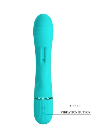 PRETTY LOVE - VIBRATEUR SCOCCO LAPIN TURQUOISE