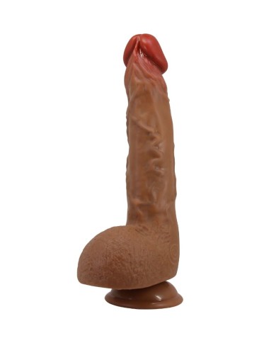 BAILE - MAGNIFIQUE VIBRATEUR RÉALISTE WILKS 5 RÉGLAGES 25 CM MULATO