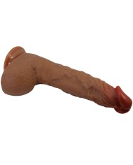 BAILE - MAGNIFIQUE VIBRATEUR RÉALISTE WILKS 5 RÉGLAGES 25 CM MULATO