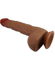 BAILE - MAGNIFIQUE VIBRATEUR RÉALISTE WILKS 5 RÉGLAGES 25 CM MULATO
