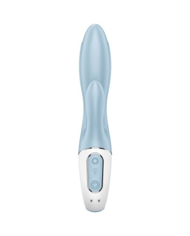 SATISFYER - AIR PUMP BUNNY 1 VIBRATEUR GONFLABLE LAPIN BLEU