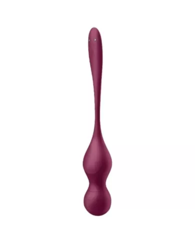 SATISFYER - LOVE BIRDS VARY BALLES VIBRANTES APPLICATION GRATUITE VIN ROUGE