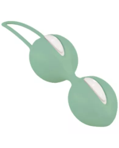FUN FACTORY - SMARTBALLS DUO BOULES PELVIENNES BLANC / PISTACHE