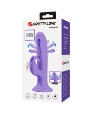 PRETTY LOVE - VIBRATEUR LAPIN KILLMOULIS 12 MODES DE VIBRATION VIOLET