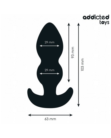 ADDICTED TOYS - PLUG ANAL TAILLE S 10,3 CM