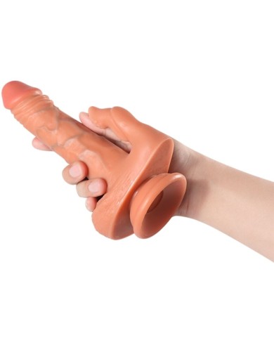 SHEQU - JULIAN DILDO ET STIMULATEUR DE CLITORIS AVEC VIBRATION ET TÉLÉCOMMANDE 16 CM