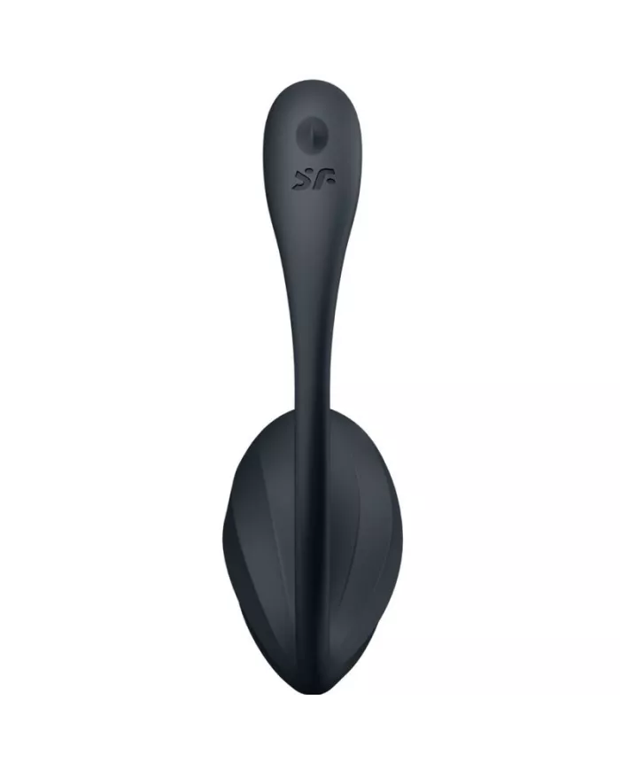 SATISFYER - RIBBED PETAL TÉLÉCOMMANDE DE STIMULATEUR DE POINT G NOIR APPLICATION GRATUITE SATISFYER - RIBBED PETAL TÉLÉCOMMANDE DE STIMULATEUR DE POINT G NOIR APPLICATION GRATUITE