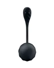 SATISFYER - RIBBED PETAL TÉLÉCOMMANDE DE STIMULATEUR DE POINT G NOIR APPLICATION GRATUITE SATISFYER - RIBBED PETAL TÉLÉCOMMANDE DE STIMULATEUR DE POINT G NOIR APPLICATION GRATUITE