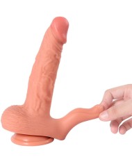 SHEQU - HAYDEN DILDO ET STIMULATEUR DE CLITORIS AVEC VIBRATION ET TÉLÉCOMMANDE 16 CM