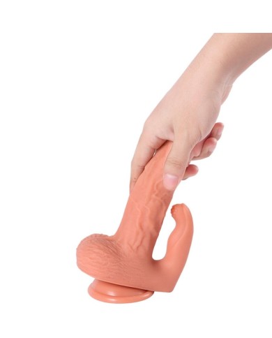 SHEQU - HAYDEN DILDO ET STIMULATEUR DE CLITORIS AVEC VIBRATION ET TÉLÉCOMMANDE 16 CM