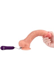 SHEQU - DILDO VIBRATEUR APOLO AVEC TÉLÉCOMMANDE 24,5 CM