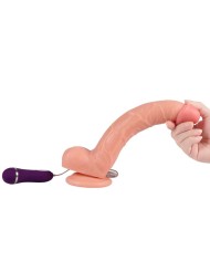 SHEQU - GODE VIBRANT OPTIMUS AVEC TÉLÉCOMMANDE 28 CM