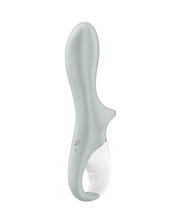 SATISFYER - AIR PUMP BOOTY 3 VIBRATEUR ANAL GONFLABLE GRIS VERT