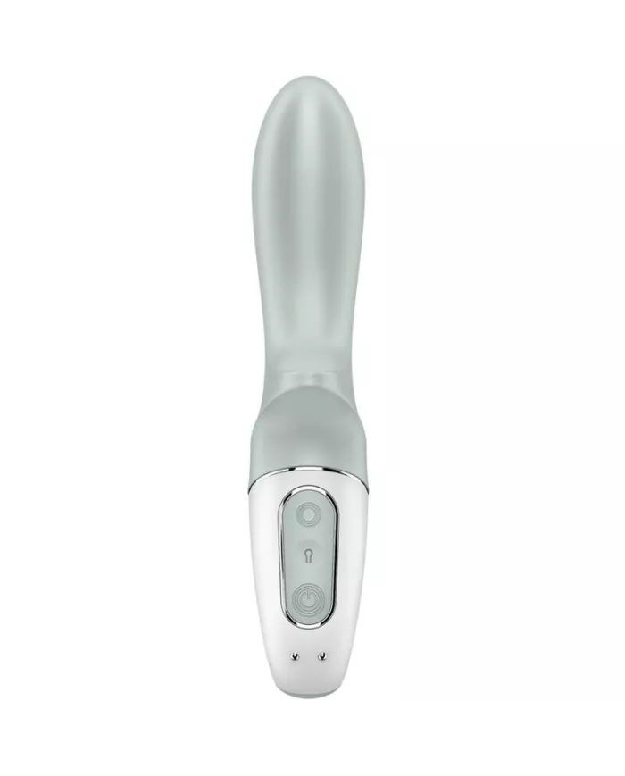 SATISFYER - AIR PUMP BOOTY 3 VIBRATEUR ANAL GONFLABLE GRIS VERT