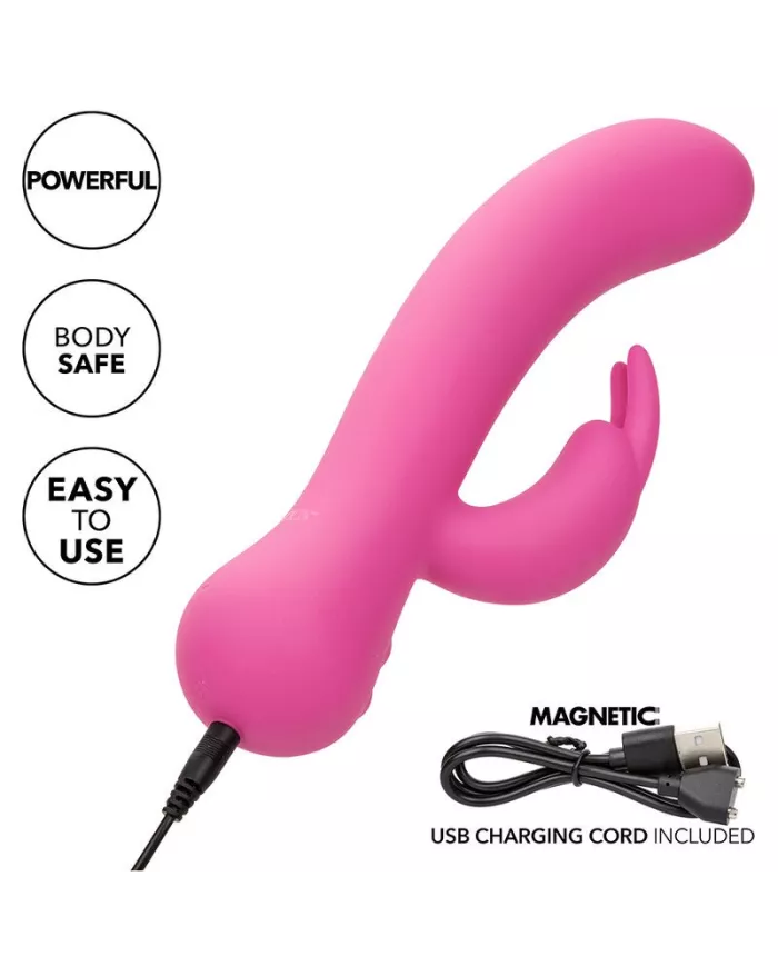 CALEXOTICS - FIRST TIME VIBRATEUR LAPIN RECHARGEABLE ROSE