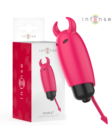 INTENSE - BALLE VIBRANTE ÉCARLATE RED DEMON 9,3 X 2,4 CM