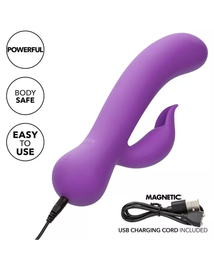 CALEXOTICS - FIRST TIME VIBRATEUR PLEASER RECHARGEABLE VIOLET CALEXOTICS - FIRST TIME VIBRATEUR PLEASER RECHARGEABLE VIOLET