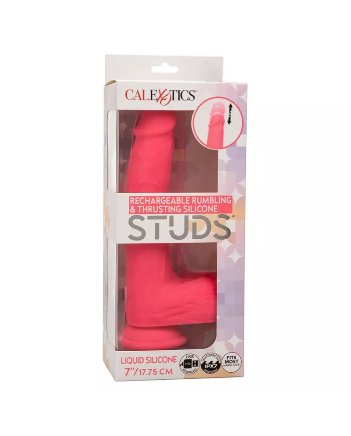 CALEXOTICS - STUDS VIBRATEUR RÉALISTE 10 VIBRATIONS ROSE CALEXOTICS - STUDS VIBRATEUR RÉALISTE 10 VIBRATIONS ROSE