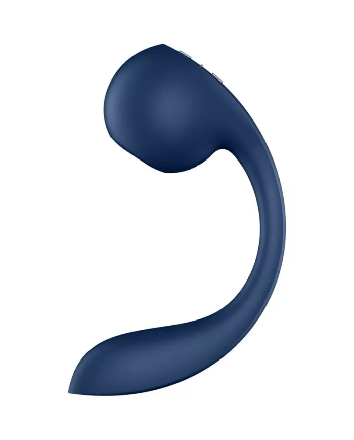SATISFYER - PRO+ WAVE 4 STIMULATEUR POINT G ET IMPULSION D'AIR APPLICATION GRATUITE BLEU FONCÉ SATISFYER - PRO+ WAVE 4 STIMULATEUR POINT G ET IMPULSION D'AIR APPLICATION GRATUITE BLEU FONCÉ