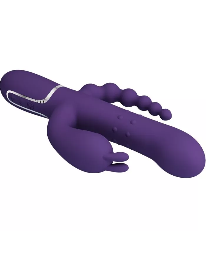 PRETTY LOVE - CAMMY TRIPLE VIBRATEUR MULTIFONCTION 4 EN 1 VIOLET PRETTY LOVE - CAMMY TRIPLE VIBRATEUR MULTIFONCTION 4 EN 1 VIOLET