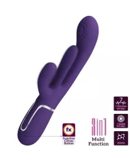 PRETTY LOVE - SHANIA TRIPLE RABBIT VIBRATEUR MULTIFONCTION VIOLET PRETTY LOVE - SHANIA TRIPLE RABBIT VIBRATEUR MULTIFONCTION VIOLET
