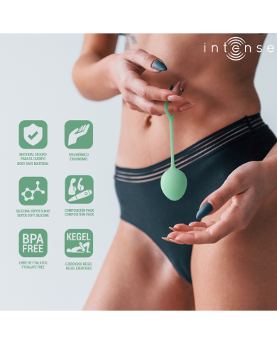INTENSE - KIT DE BOULES DE KEGEL CHARLI VERT CLAIR