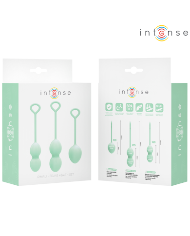 INTENSE - KIT DE BOULES DE KEGEL CHARLI VERT CLAIR
