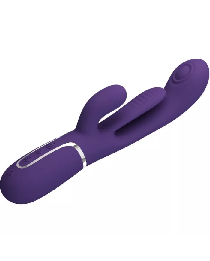 PRETTY LOVE - SHANIA TRIPLE RABBIT VIBRATEUR MULTIFONCTION VIOLET PRETTY LOVE - SHANIA TRIPLE RABBIT VIBRATEUR MULTIFONCTION VIOLET