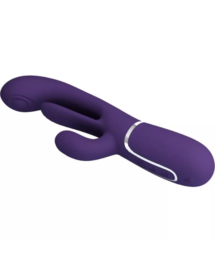 PRETTY LOVE - SHANIA TRIPLE RABBIT VIBRATEUR MULTIFONCTION VIOLET PRETTY LOVE - SHANIA TRIPLE RABBIT VIBRATEUR MULTIFONCTION VIOLET