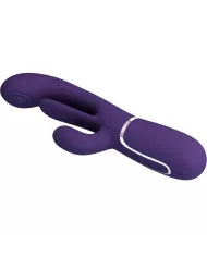 PRETTY LOVE - SHANIA TRIPLE RABBIT VIBRATEUR MULTIFONCTION VIOLET PRETTY LOVE - SHANIA TRIPLE RABBIT VIBRATEUR MULTIFONCTION VIOLET